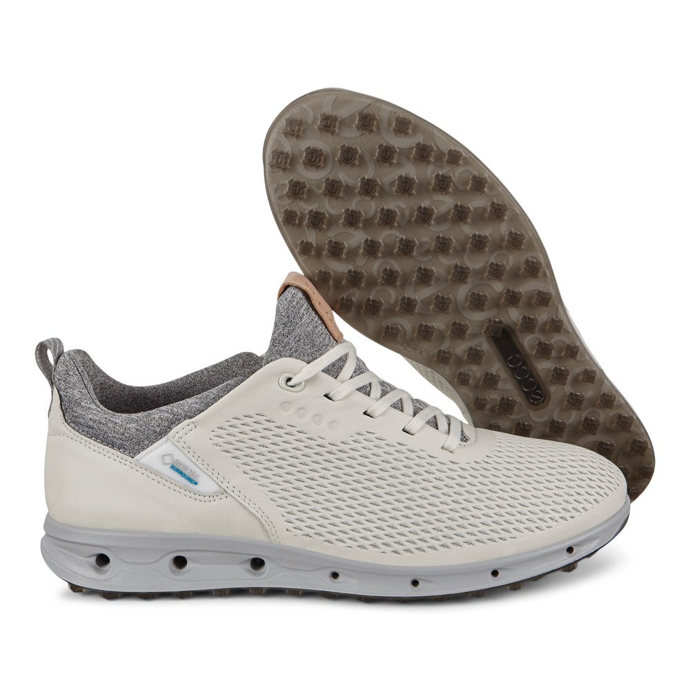 Womens Golf Shoes - ECCO Cool Pro - White - 4293XQFLJ